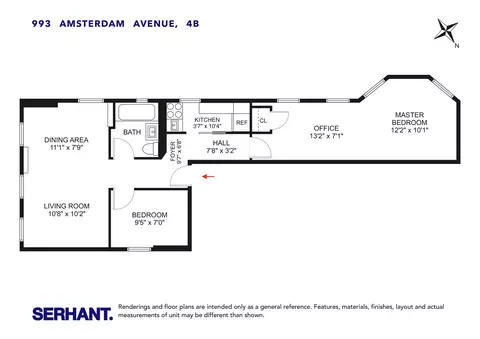 993 Amsterdam Ave #4B, New York, NY 10025