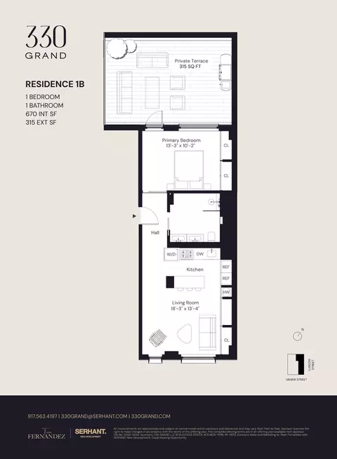 330 Grand St #1B, New York, NY 10002