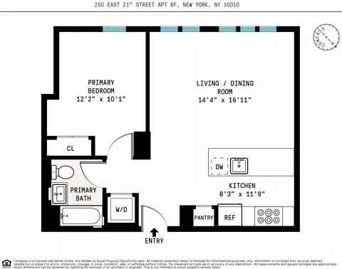 250 E 21st St #8F, New York, NY 10010