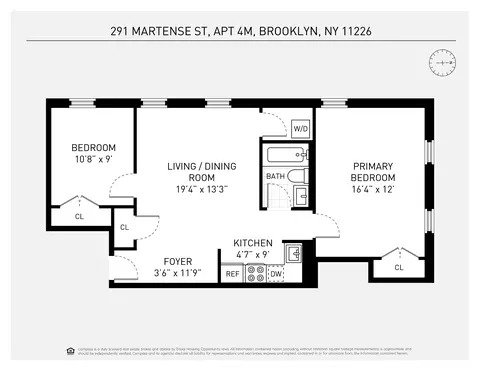 291 Martense St #4M, Brooklyn, NY 11226