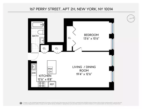 167 Perry St #2H, New York, NY 10014