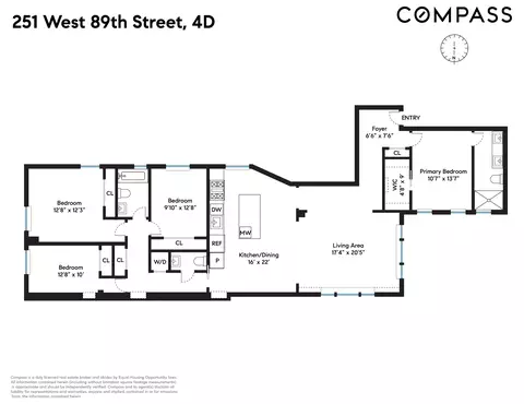 251 W 89th St #4D, New York, NY 10024
