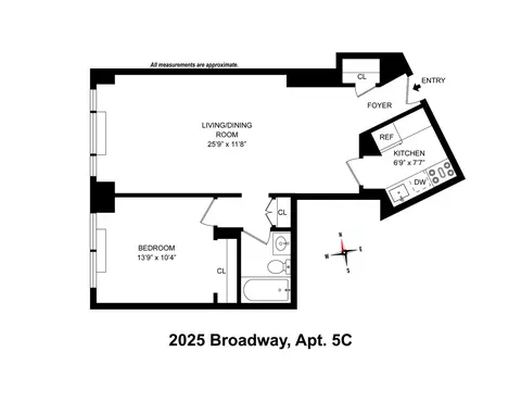 2025 Broadway #5C, New York, NY 10023