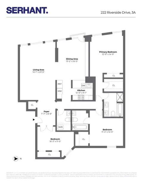 222 Riverside Dr #3A, New York, NY 10025