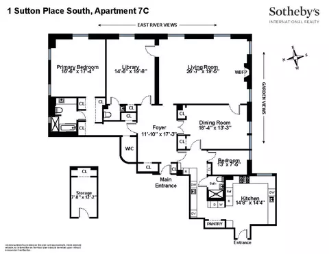 1 Sutton Pl S #7C, New York, NY 10022