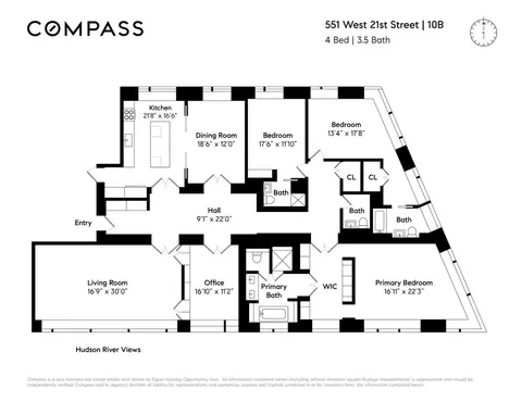 551 W 21st St #10B, New York, NY 10011