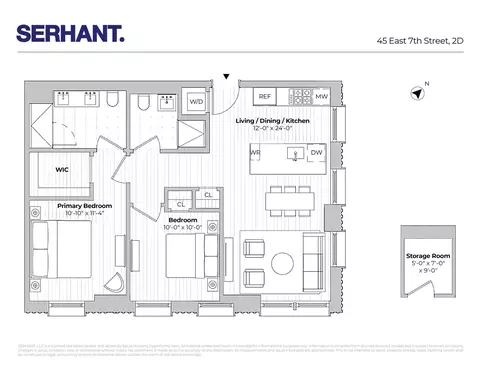 45 E 7th St #2D, New York, NY 10003