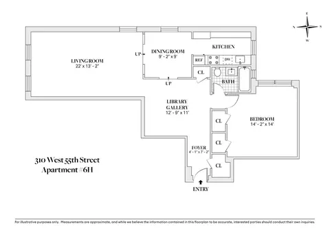 310 W 55th St #6H, New York, NY 10019