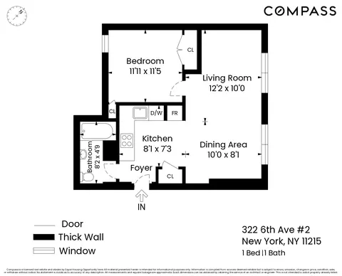 322 6th St #2, Brooklyn, NY 11215