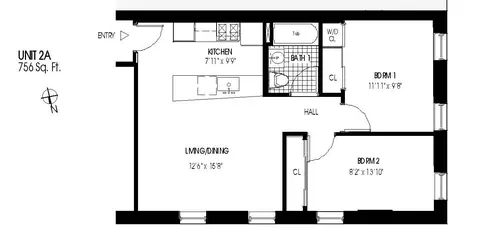 524 St Johns Pl #2A, Brooklyn, NY 11238