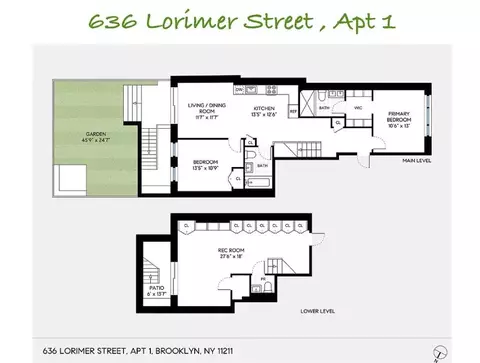 636 Lorimer St #1, Brooklyn, NY 11211