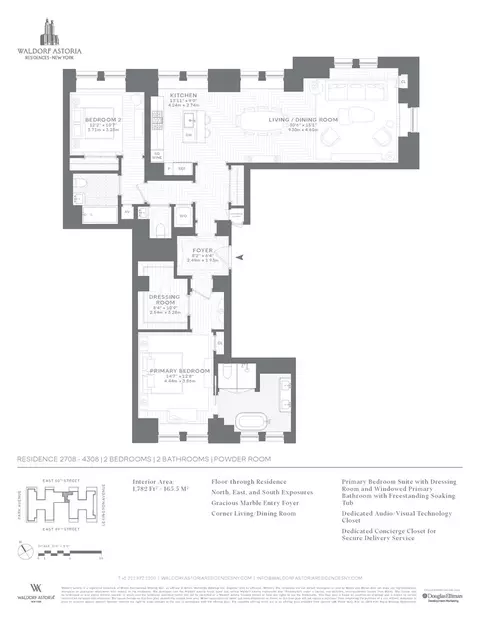 303 Park Ave #2808, New York, NY 10022