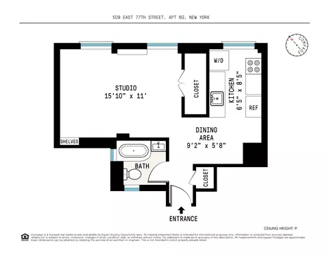 509 E 77th St #6G, New York, NY 10075