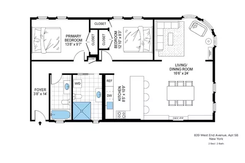 839 W End Ave #5B, New York, NY 10025