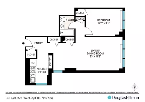 245 E 35th St #4H, New York, NY 10016