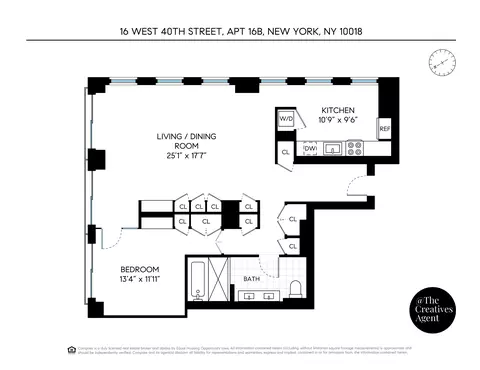 16 W 40th St #16B, New York, NY 10018