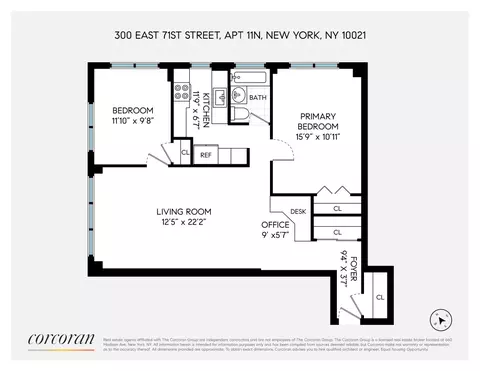 300 E 71st St #11N, New York, NY 10021