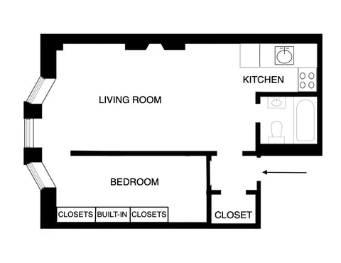122 W 80th St #3F, New York, NY 10024