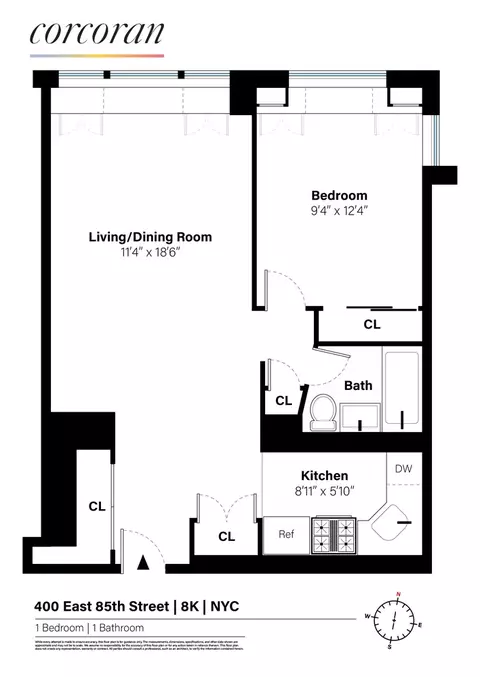 400 E 85th St #8K, New York, NY 10028