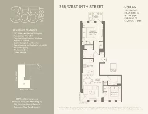 355 W 39th St #6A, New York, NY 10018