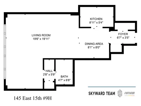 145 E 15th St #9H, New York, NY 10003
