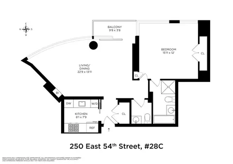 250 E 54th St #28C, New York, NY 10022