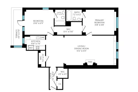 302 W 12th St #2E, New York, NY 10014