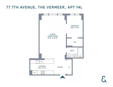 77 7th Ave #14-L, New York, NY 10011