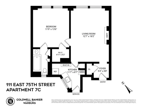 111 E 75th St #7C, New York, NY 10021