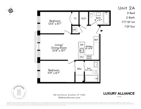 184 Hawthorne St #2A, Brooklyn, NY 11225