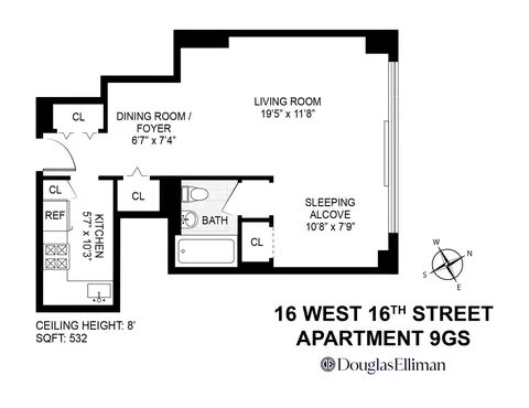16 W 16th St #9GS, New York, NY 10011
