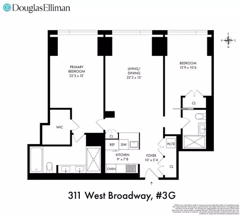 311 W Broadway #3G, New York, NY 10013