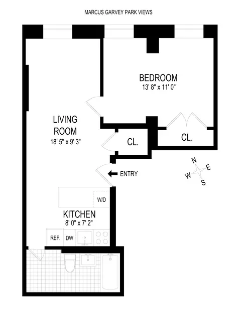 42 W 120th St #3C, New York, NY 10027