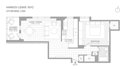 475 Fdr Dr #L1204, New York, NY 10002