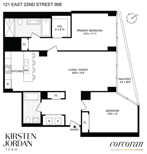 121 E 22nd St #N908, New York, NY 10010