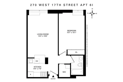 270 W 17th St #6I, New York, NY 10011