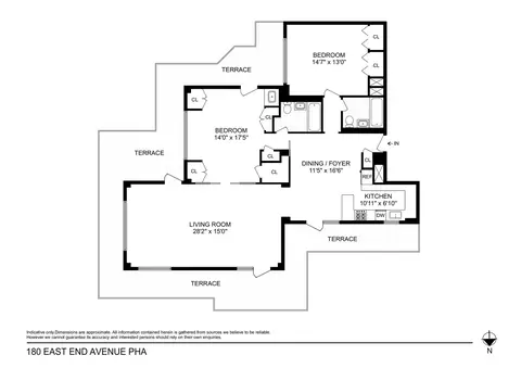 180 End Ave #PHA, New York, NY 10128