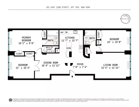 301 E 22nd St #3PR, New York, NY 10010