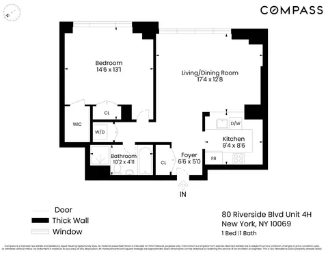 80 Riverside Blvd #4H, New York, NY 10069