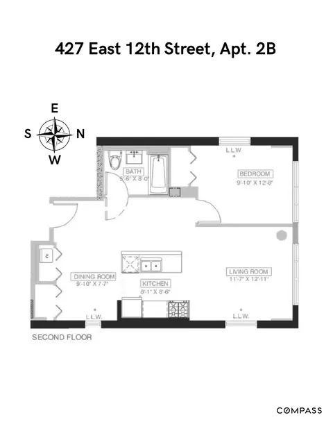 427 E 12th St #2B, New York, NY 10009