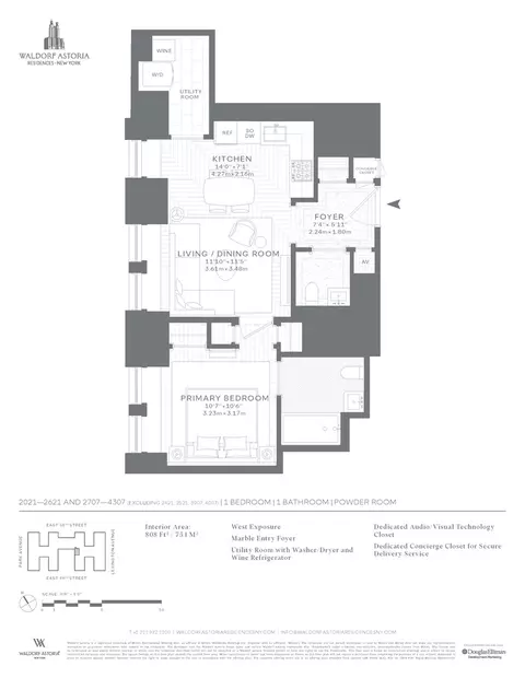 303 Park Ave #2807, New York, NY 10022