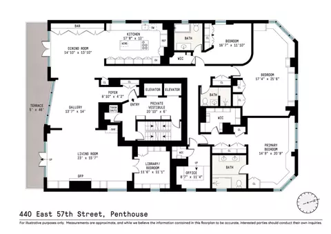 440 E 57th St #PH, New York, NY 10022