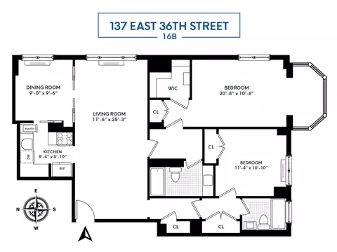 137 E 36th St #16B, New York, NY 10016