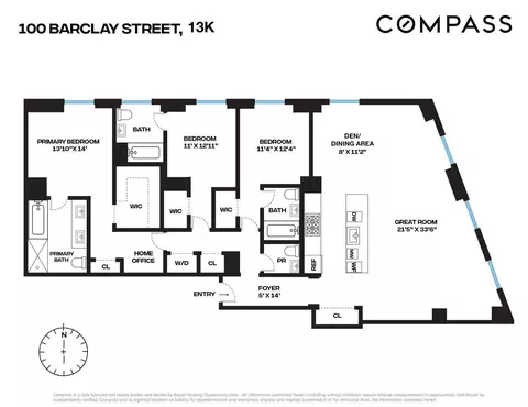 100 Barclay St #13K, New York, NY 10007