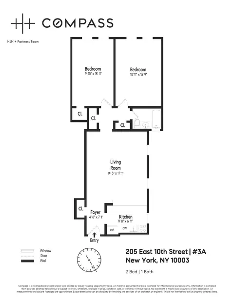 205 E 10th St #3A, New York, NY 10003