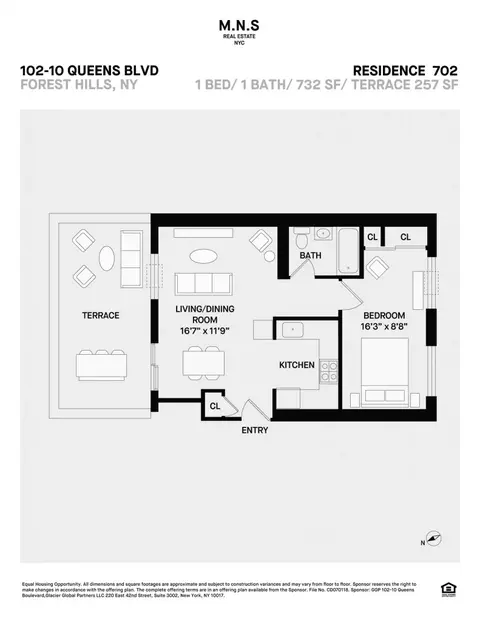 102-10 Queens Blvd #702, New York City, NY 11375