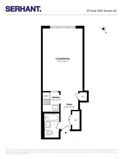 311 E 75th St #6A, New York, NY 10021