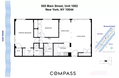 555 Main St #1002, New York, NY 10044