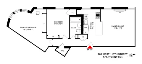 209 W 118th St #5K, New York, NY 10026