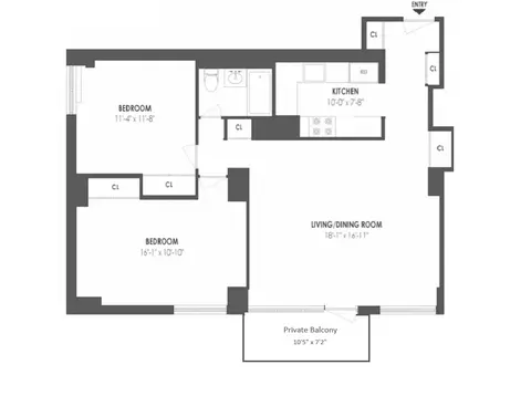 333 Pearl St #5L, New York, NY 10038